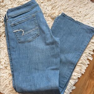 American Eagle Outfitters Light Blue kick boot Jean